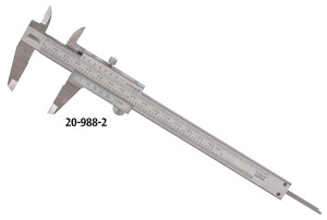 SPI Vernier Caliper, Single Set Screw Style, 0-200mm - 17-722-0