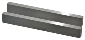 SPI Precision Steel Parallels, Matched Pair, 3/8" Thick x 6" Long, 3/4" Height - 13-218-3