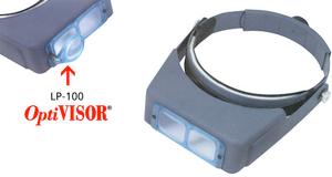 Donegan OptiVisor Binocular Magnifiers, 3-1/2x @ 4" - DA-100