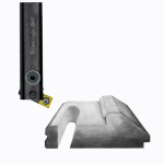 Carbide Insert-Indexable End Mill Cuts Any Angle