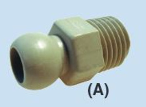 Cedarberg 1/4" System Connectors, 1/4" FPT bag of 50 Male Hose to Female Pipe - 8525-198