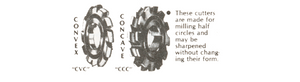 Concave & Convex Cutters - CVC-1-1/2