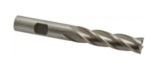 Finishing End Mill, M42 Cobalt HSS, Single End 4 Flute, 2" Cut Length, 1/2" Mill Dia - 54-353-8