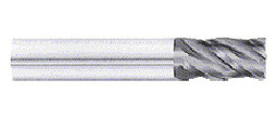 Fullerton Harmon-i-Cut Solid Carbide End Mill, Corner End, 3/8" Dia. - 34057