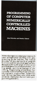 Industrial Press Programming of Computer Numerically Controlled Machines
