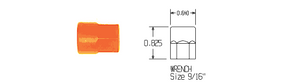 Loc-Line Sockets & Acid Resistant for 1/4" System, 4-1/4 Socket to 1/8" FNPT - 41411-1