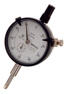 Mitutoyo A.D.G. Dial Indicator, Series 2 Metric Standard Type, Range: 1mm, Dial Diameter: 2-1/4" - 2109-10