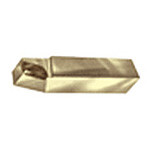 Precise Carbide Tipped Tool Bit, Style BR - Right Hand 15° Angle, Grade C6, 5/8" Shank - BR10-C6