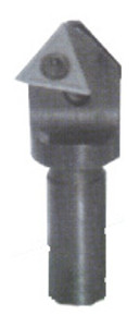 Precise Indexable Carbide Countersink & Chamfering Tool, 60° Angle, 1/4" Min. Cut Dia. - 404-250