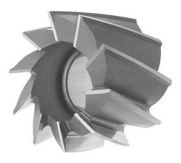 TMX HSS Shell End Mill, 2-3/4" Mill Dia., 1" Hole Size, 1-5/8" LOC, 10 Flutes - 5-450-035