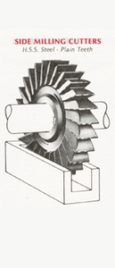 Side Milling Cutters H.S.S. Steel Plain Teeth - 706-530