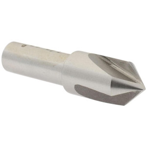 Value Collection HSS 3 Flute Countersink, 1/2" Head Diameter, 82° Angle, 3/8" Shank Diameter - 43-461-3