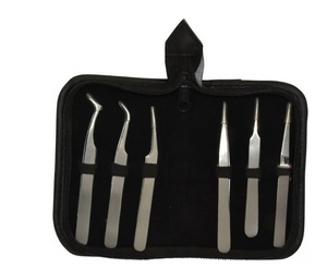 Value Collection 6 Piece Stainless Steel Tweezer Set  - 81-133-1