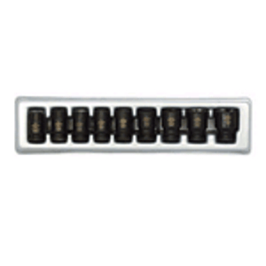 Sunex Standard Length Impact Socket Set, 1/2" Drive 13 PC Metric - SUN2679