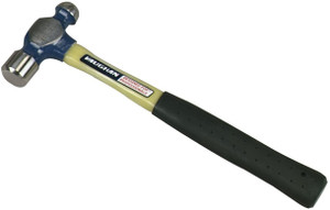 Vaughan 163-10 FS016 Fiberglass Handle Ball Pein Hammer, 16-Ounce Head  - 163-10