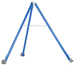 Vestil Tripod Hoist Stand, Adjustable Height, Steel Legs - TRI-SA