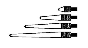 AGD Tapered Contact, 1" dia - 9376