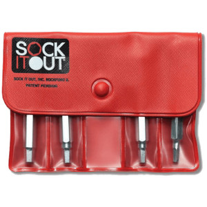 Sock It Out Standard (American) Screw Extractor Set - DEB-3