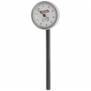 Back Plunger Dial Indicator, 2.0mm Range, 0-100 Dial Reading - 14-225-7 Back Plunger Dial Indicator, 2.0mm Range, 0-100 Dial Reading - 14-225-7