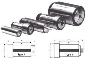 Bushette Collet Type Tool Holder, 3C, 1" dia - 33-3C1000