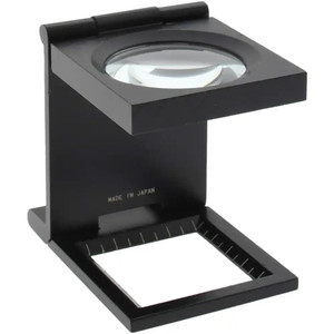 Value Collection Linen Tester Stand Magnifier A30-1, 6X Magnification, 1" Lens Diameter, Style A - 50-340-9