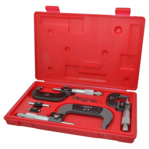 Value Collection Digit Outside Micrometers 3 Piece Set, 0-3" - 51-706-0