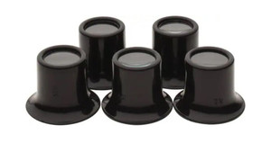 SHOP GRADE Eye Loupes 5 Pc. Set (2X, 3X, 4X, 5X, 10X) - 52-099-9