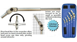 Bondhus HEX PRO PIVOT HEAD WRENCHES - 00015