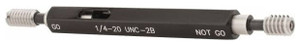 SPI Taperlock Thread Plug Gage, Double End with Handle, Class 2B, 1/4 - 20 - 34-375-6