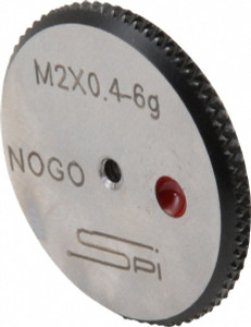 Metric Thread Ring Gage, M2 x 0.4, NO GO - 34-460-6