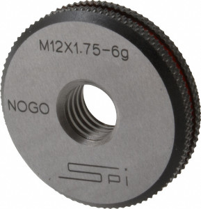 Metric Thread Ring Gage, M12 x 1.75, NO GO - 34-490-3