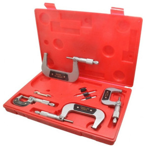 Value Collection Mechanical Outside Micrometer Set, 0-100mm - 50-100-7