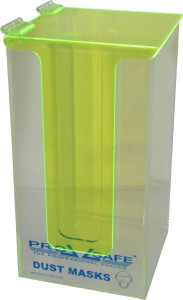 PRO-SAFE Dust Mask Dispenser Mount On Table Or Wall with Lid - 56-196-9
