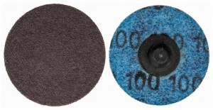 TRU-MAXX Aluminum Oxide Quick-Change Sanding Discs, Type R, 1-1/2" Diameter, 100 Grit, 100 Pack - 64-266-0