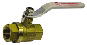 Jupiter Pneumatics Brass Ball Valve, Full Port #9934036931JP, Female x Female 3/4" - 67-413-5