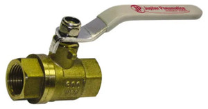 Jupiter Pneumatics Brass Ball Valve, Full Port #9911436931JP, Female x Female 1-1/4" - 67-415-0