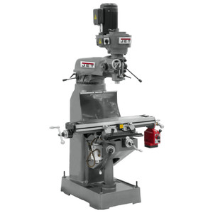 JET 8" x 36" Step Pulley Vertical Milling Machine JVM-836-1, 1.5 HP, 115/230V, 1-Phase, with X-Axis Powerfeed - 690156