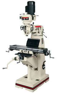 JET Step Pulley Milling Machine JVM-836, 1-Phase w/ ACU-RITE VUE DRO & X-Axis Powerfeed - 690198
