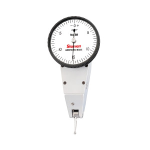 Starrett Dial Test Indicator with Swivel Head, White, EDP 57080 - 811-5PZ