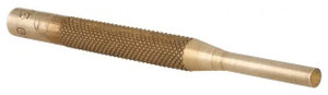 SPI Brass Pin Punch, 4" Solid One Piece Brass Construction, 3/16" Punch Diameter - 95-724-1