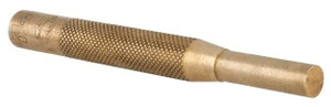 SPI Brass Pin Punch, 4" Solid One Piece Brass Construction, 5/16" Punch Diameter - 95-727-4