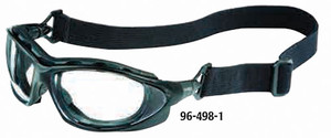 UVEX Seismic Hybrid Safety Glasses/Goggles, Clear Lens - 96-498-1