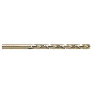 Precise Cobalt Jobbers Length Twist Drill, Size F, .2570" Decimal Size, 4-1/8" Overall Length