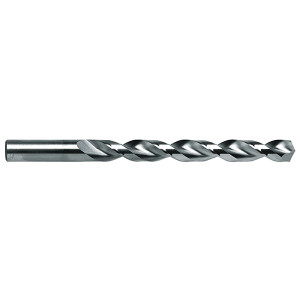 Precise Parabolic Flute H.S.S. Jobbers Length Deep Hole Drill, 21/64" Size, 3-5/16" Flute Length, 4-5/8" Overall Length