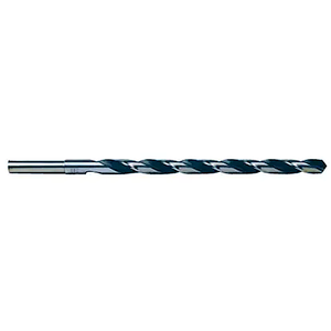 Precise H.S.S. 1/2" Shank 12" Extra Long Drill, 9/16" Size, .5625" Decimal Size