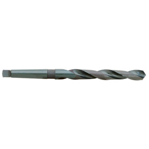 Precise Morse Taper 2MT Shank H.S.S. Twist Drill, 11/16" Size, 5-3/8" Flute Length, 9-1/4" Overall Length