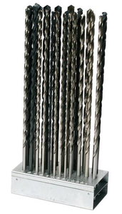 Precise 25 Piece Extra Long "Long Boy" Twist Drill Set, 1/8" to 1/2" by 64ths, 12" OAL