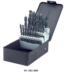 Precision Twist Drill 29 Piece HSS Black Oxide Jobbers Length Twist 118° Point Drill Set C29R10 - 01-302-400