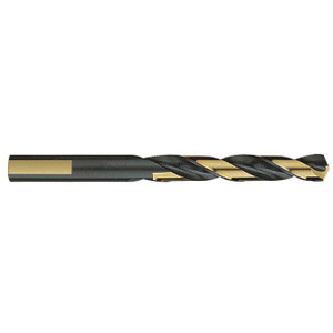 Triumph Twist Drill 135° Split Point H.S.S. Mechanics Length Twist Drill, 31/64" Size, 3-1/4" Flute Length, 4-7/8" Overall Length