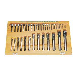 Precise 40 Piece H.S.S. Interchangeable Pilot Type Counterbore Set Precise 40 Piece H.S.S. Interchangeable Pilot Type Counterbore Set